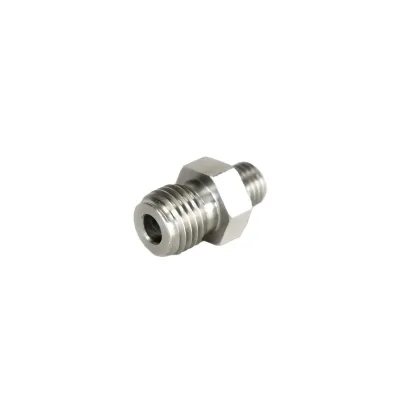 4AN x 5/16-24 Inch Jet Fitting Male/Male Nitrous Outlet
