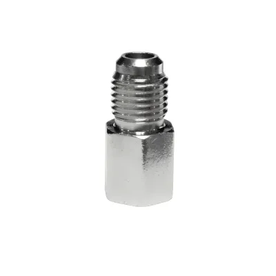 1/8 Inch NPT x 3AN Straight Fitting Female/Male Silver Nitrous Outlet