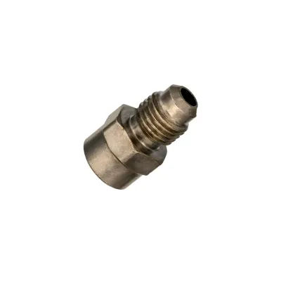 1/8 Inch NPT x 4AN Straight Fitting Female/Male Silver Nitrous Outlet