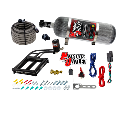 Nitrous Outlet Dry 4500 Weekend Warrior System - Hard-line/.122 Nitrous Solenoid