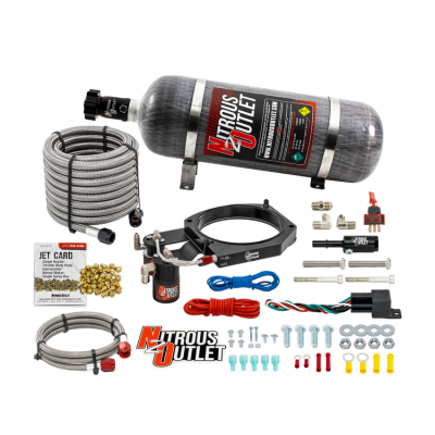 Nitrous Outlet Dodge Hemi, Whipple 3.8L Supercharger, 130mm Throttle Body Plate