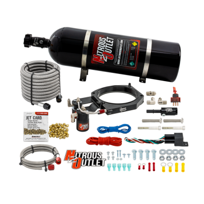 Nitrous Outlet Dodge Hemi, Whipple 3.8L Supercharger, 130mm Throttle Body Plate