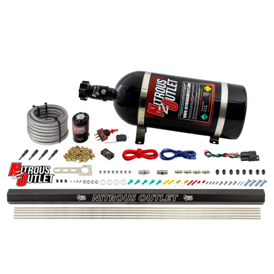 Nitrous Outlet Dry 4 Cylinder Direct Port System -.122 Nitrous Solenoid/Injectio