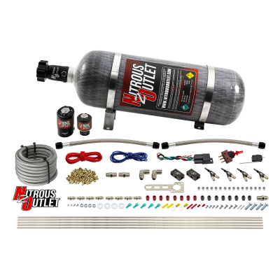 Nitrous Outlet 4 Cylinder Direct Port System - .122 Nitrous Solenoid/.177 Fuel S