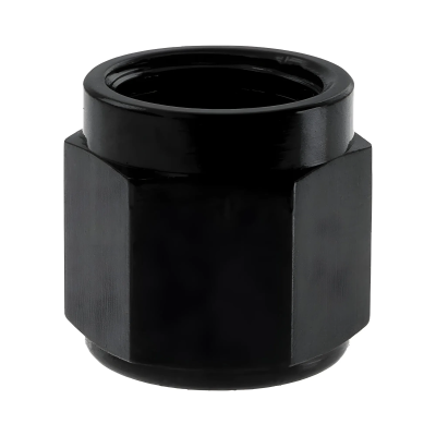 Nitrous Outlet 6AN Black B-Nut, 60-57300-BLK-06