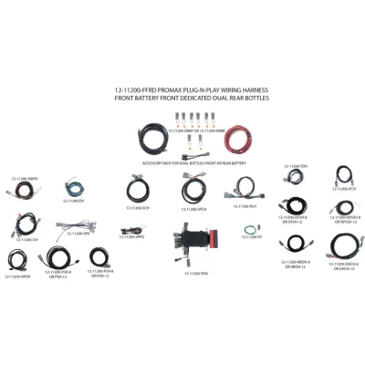 ProMax Plug-N-Play Wiring Harness - Battery Front – Dedicated Front – Rear Bottl