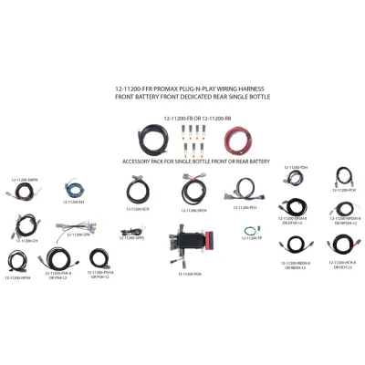 ProMax Plug-N-Play Wiring Harness - Battery Front – Dedicated Front – Rear Bottl