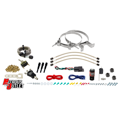 Nitrous Outlet Powersports EFI Three Cylinder Dry Nozzle System (Aluminum 90 Deg