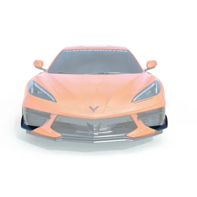 2020+ C8 Corvette Stingray Z06-Style Front Canards ACS Composite