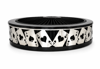 Granatelli Beauty Bandz Black Air Filter Assembly - Aces Wild - 750015