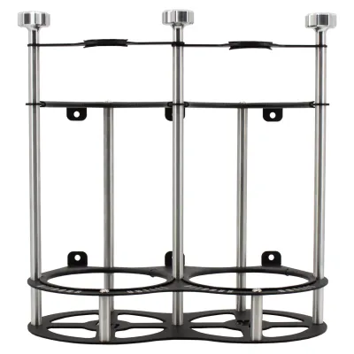 Nitrous Outlet Race-Light Dual 10lb Bottle Bracket - Vertical, 00-32031-V