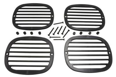 C4 1991-1996 Chevrolet Corvette Tail Light Louver Kit. (Also Fits 1990 ZR1) - Au