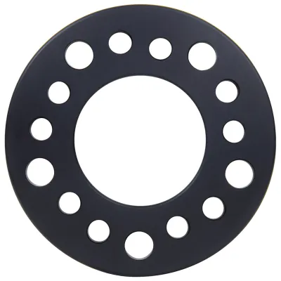 ALLSTAR PERFORMANCE Wheel Spacer, 5 x 4.50/4.75/5.00" Bolt Pattern, 1/2" Thick, Aluminum, Black Anodize, Each