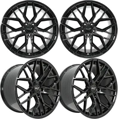 20-25+ C8 Corvette Forged Velocity 19x8.5" & 20x11" Wheel Kit Carbon FlashInclud