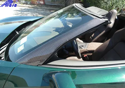 C7 Corvette 14-19 Laminated Carbon Fiber Exterior A-Pillar Frame, 2 pcs/set $950