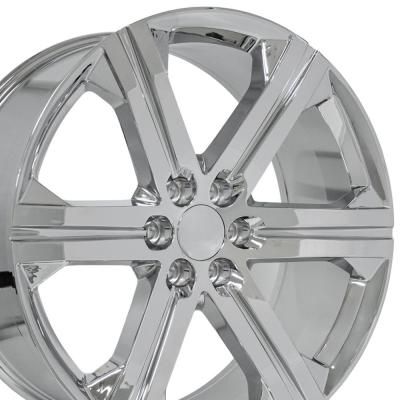 OE Wheels CV60 24x10 6x139.7 30et Chrome Wheel