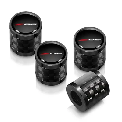 C8 Z06 Corvette Carbon Fiber Valve Stem Caps
