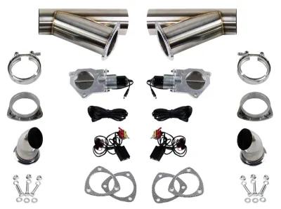 Granatelli Electric Exhaust Cutout Kit 307530K - SS Weld-In - 307530K