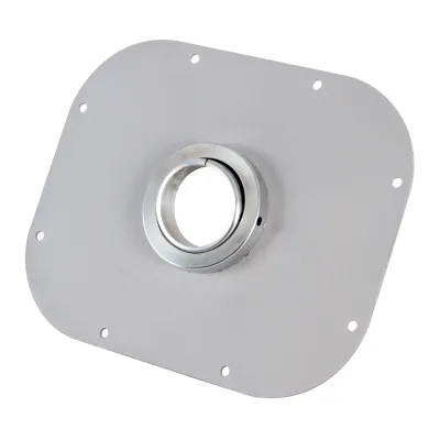 FLAMING RIVER Steering Column Bracket, 2 in Diameter Tube, Swivel, Floor Mountin