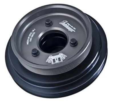 FLUIDAMPR Harmonic Balancer, 7.750" OD, Steel, Black, Internal Balance, GM LS-Series, Each