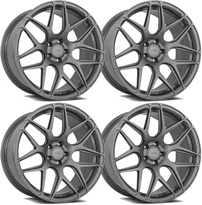 20-25+ C8 Corvette FS01 19x8.5" & 20x11" Wheels Front & RearGloss Gun Metal , MR