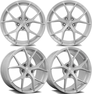 20-25+ C8 Corvette FS06 19x8.5" & 20x11" Wheels Front & RearBrushed Clear , MRR