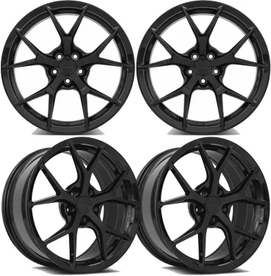 20-25+ C8 Corvette FS06 19x8.5" & 20x11" Wheels Front & RearGloss Black , MRR
