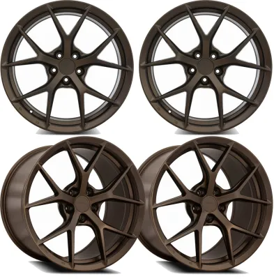 20-25+ C8 Corvette FS06 19x8.5" & 20x11" Wheels Front & RearMatte Bronze, MRR