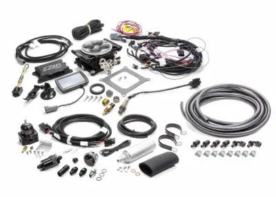 Fuel Injection, EZ-EFI, Master, Throttle Body, Square Bore, 74 lb/hr Injectors, 1150 CFM, In-Line Pump System, Universal, Kit