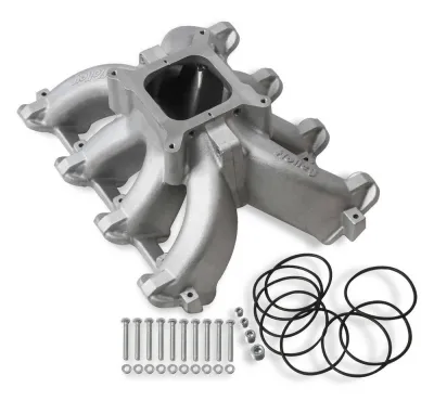 Holley Strip Dominator Intake Manifold - GM LS-Series - Aluminum