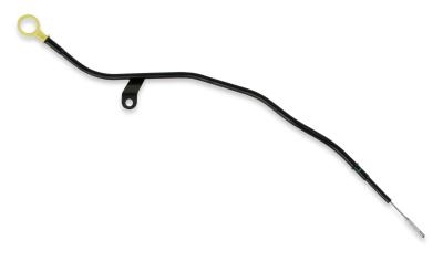 Holley Pan Mount Engine Oil Dipstick - GM LS-Series - Braided Steel