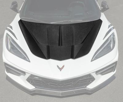 20-26+ C8 Corvette Carbon Fiber Track Edition Hood - EOS
