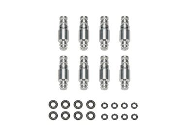 Ict Billet Aluminum Mock Fuel Injector - GM LS-Series - Set of 8