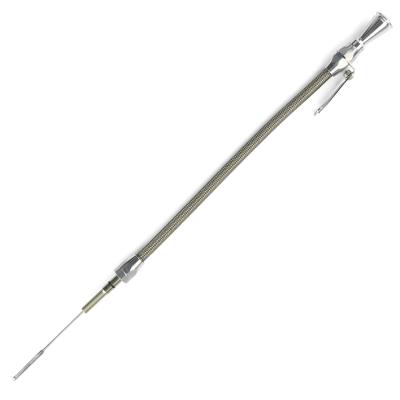 LOKAR Braided Stainless Housing Engine Oil Dipstick - GM LS-Series - Aluminum