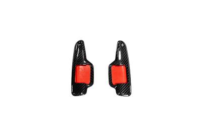 C8 Corvette Stingray/E-Ray/Grand Sport Paragon Paddle Shifter Covers, Carbon