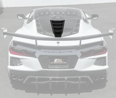20-26+ C8 Corvette Coupe Rear Split-Window Louver (Unpainted) - EOS