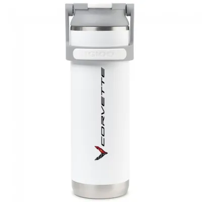 C8 Corvette Igloo 20oz Tumbler White