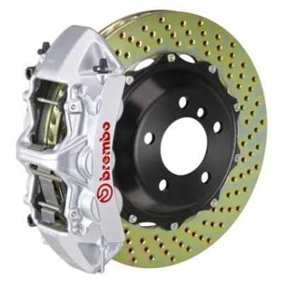Brembo 20+ Corvette C8/C8 Z51 Front GT BBK 6 Piston Cast 380x32 2pc Rotor Drille