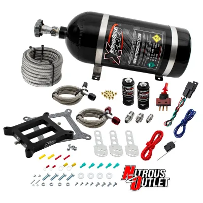 X-Series Weekend Warrior 4150 Plate System Gas E85 5-55psi 50-200 HP Nitrous Out