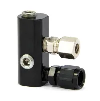 4AN x 5/16-24 Inch Jet Fitting Male/Male Nitrous Outlet