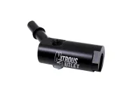 1/8 Inch NPT x 3AN Swivel Fitting Male/Female Black Aluminum Nitrous Outlet