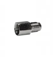 1/8 Inch NPT x 4AN Straight Fitting Female/Male Silver Nitrous Outlet