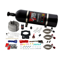 Nitrous Outlet GM 90mm Dry LSX Plate System (50-200HP)(15lb Bottle)(1997-2004 Co