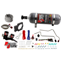 Nitrous Outlet GM 90mm 2007-2013 Truck Hard-line Plate System - Gas/E85 (5-55psi