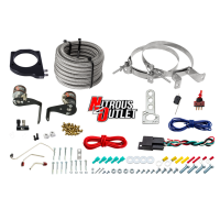 Nitrous Outlet GM 102mm Fast Intake Hard-line Plate System - Factory Fuel Rails/