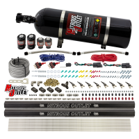 Nitrous Outlet 4 Cylinder Dual Stage Direct Port System - Two .122 Nitrous Solen