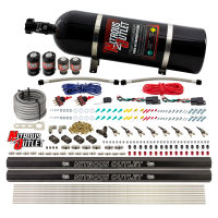 Nitrous Outlet 4 Cylinder Dual Stage Direct Port System - Two .122 Nitrous Solen