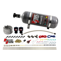 Nitrous Outlet Dry 8 Cylinder Direct Port System - Two .178 Trashcan Nitrous Sol