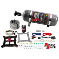 Nitrous Outlet 4150 Stinger 4 Dry System - Braided Hoses/.122 Nitrous Solenoid/U