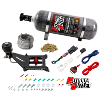 Nitrous Outlet 4150 Stinger 2 Dry Race System - Hard-line/.178 Trashcan Solenoid